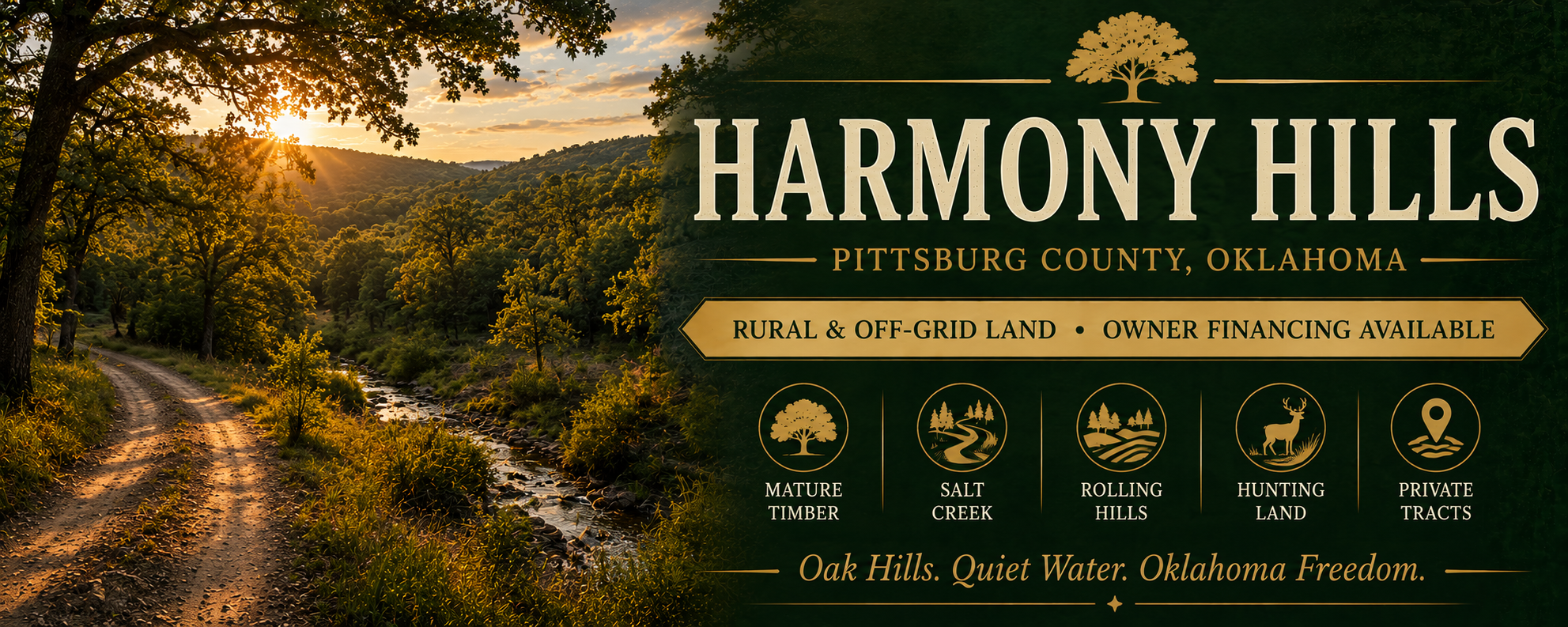 Harmony Hills land for sale in Pittsburg County, Oklahoma